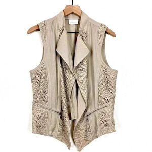 Chico’s Tan Lace Vest